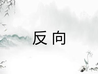 反向