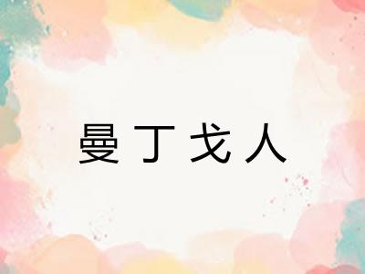 曼丁戈人