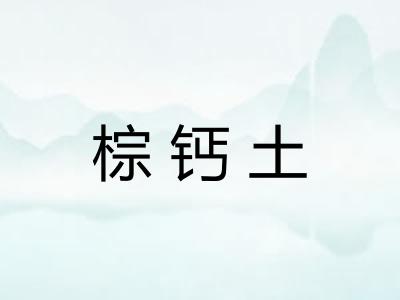 棕钙土