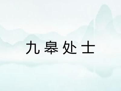 九皋处士
