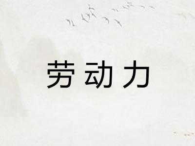 劳动力