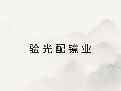 验光配镜业