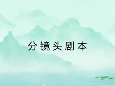 分镜头剧本