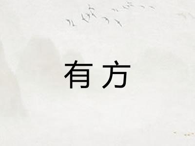 有方