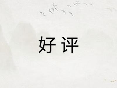 好评