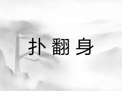 扑翻身