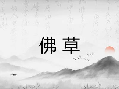 佛草