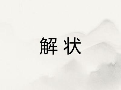 解状