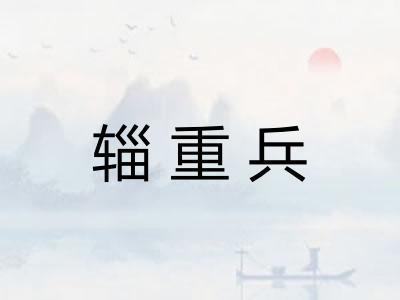 辎重兵