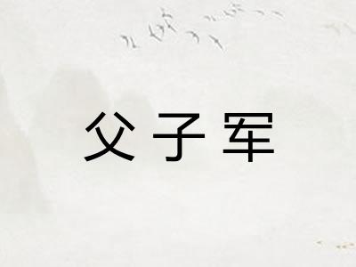 父子军