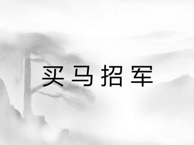 买马招军