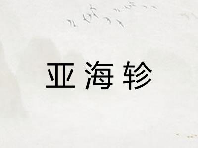 亚海轸