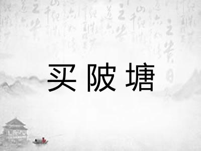 买陂塘