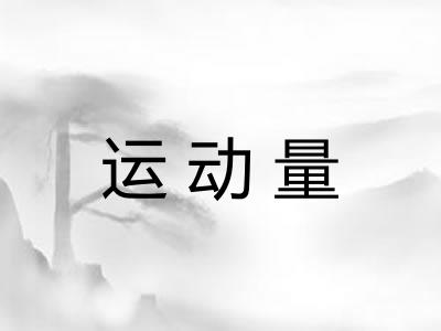 运动量