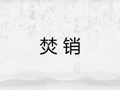 焚销