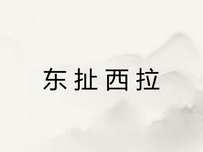 东扯西拉
