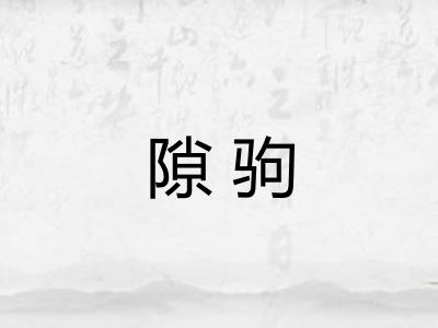隙驹