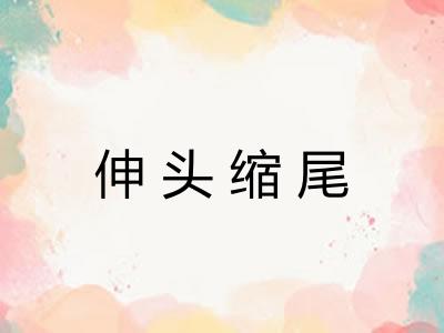伸头缩尾