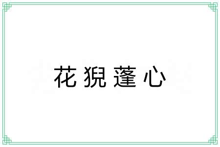 花猊蓬心